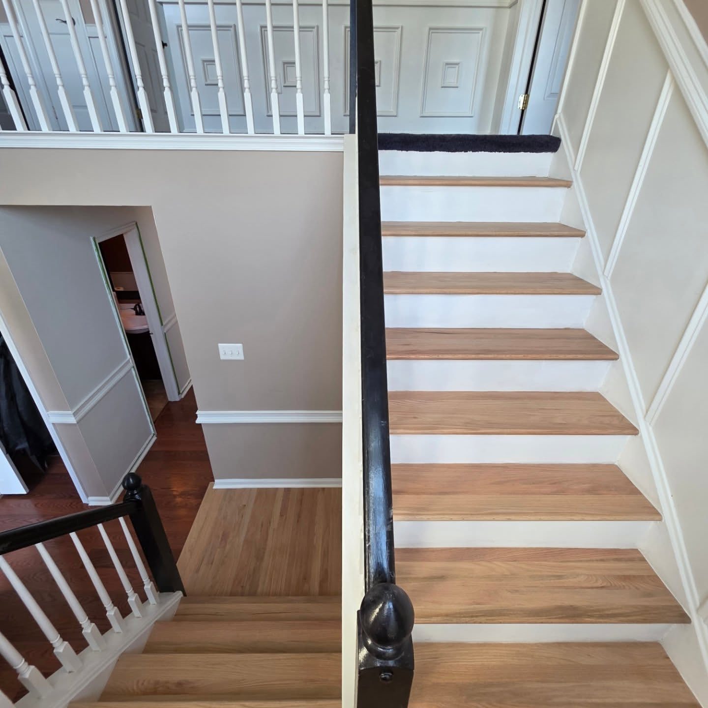 AMP Flooring completed hardwood flooring project